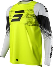 MAGLIA JERSEY CROSS ENDURO SHOT RAW BURST YELLOW GIALLO FLUO TG M