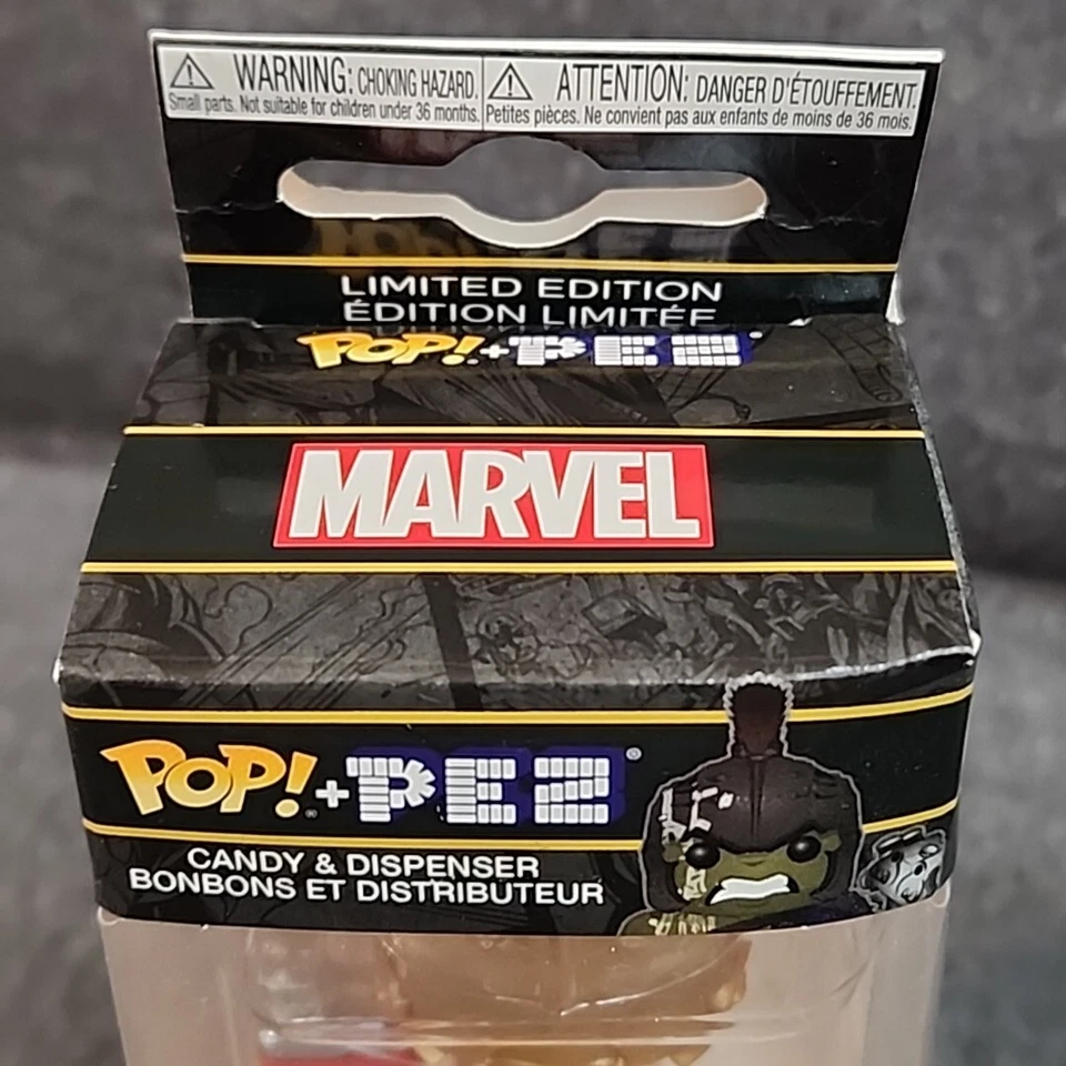 Funko Pop! Caramelos y dispensador Pez GOLD HULK exclusivo de Marvel Collector Corps Foto 4 de 4