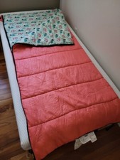 Saco de dormir 50F para niñas rosa salmón - TAN lindo Ozark Trail Happy Camper