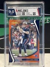 Mac Jones 2021 Panini Absolute Football Orange Spectrum Rookie /75 Mint 9 📈🔥