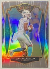 2020 Select Tua Tagovailoa Premier Level Holo Silver RC Prizm #145