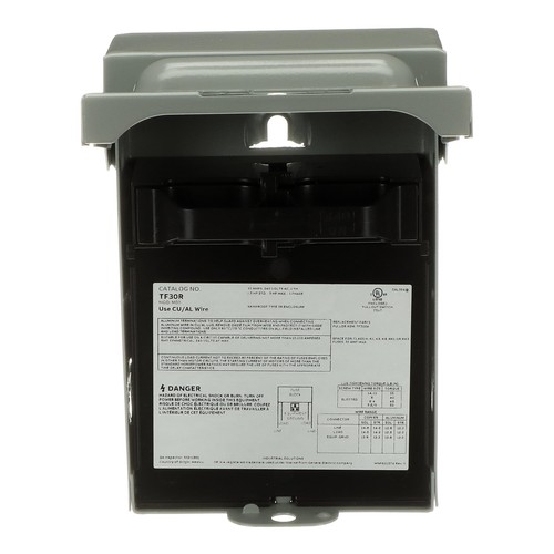 ABB TF30RCP • Weatherproof Fused AC Disconnect Switch • AC Disconnect 30A 240V 