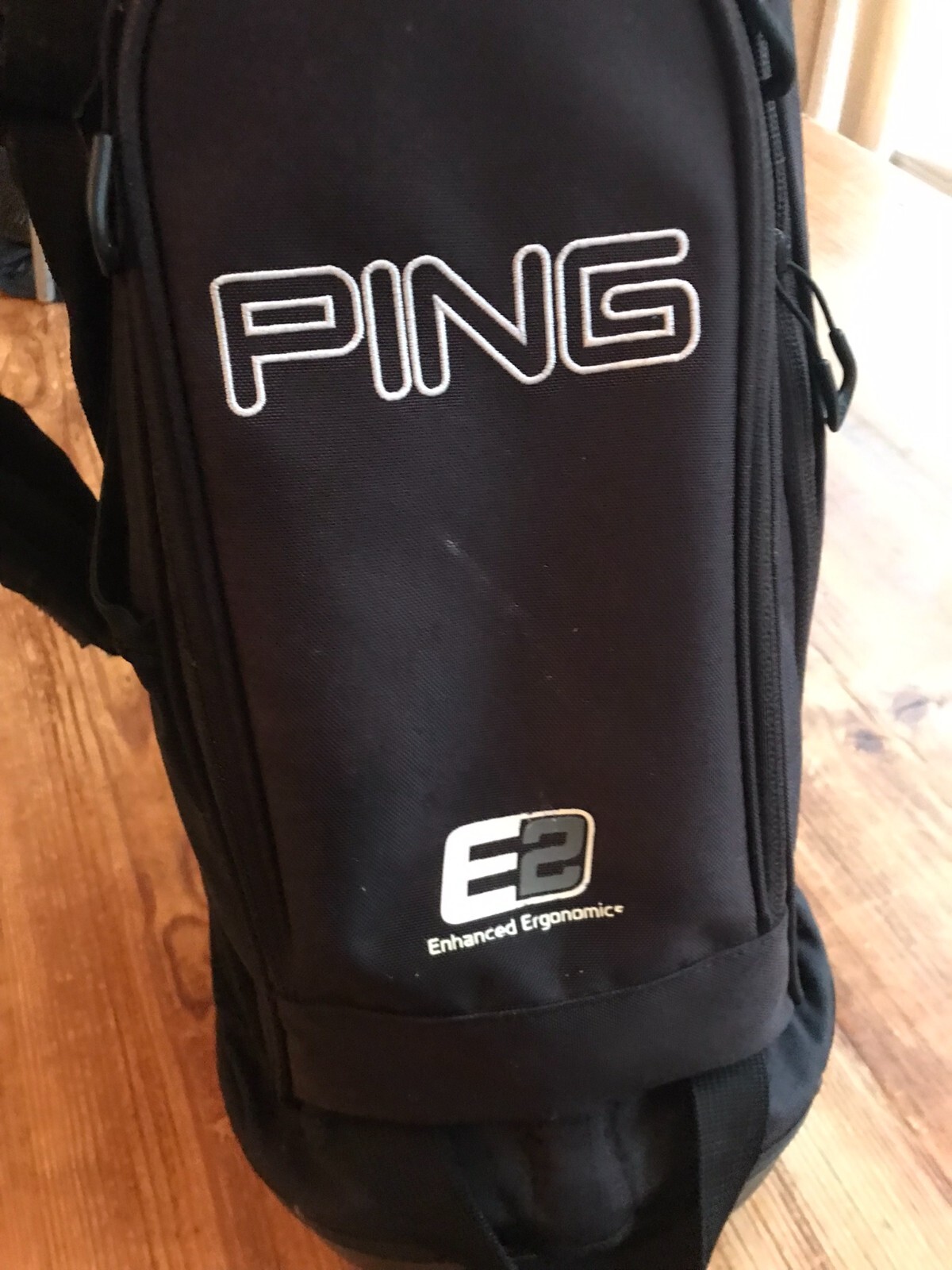 Ping E2 Golf Bag Black Super light + rain hood eBay