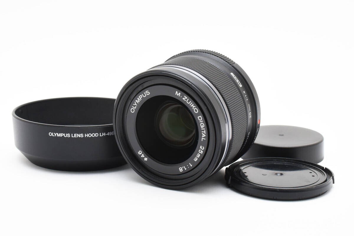 Olympus m.zuiko digital 25mm f1.8 black used from Japan