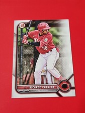 2022 Bowman Draft Paper Base BD-139 Ricardo Cabrera - Cincinnati Reds