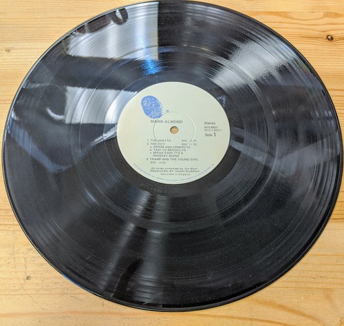 BTS-8827 12" 33RPM '71 MARK ALMOND "MARK ALMOND" ORIGINAL EX/VG - Picture 4 of 7