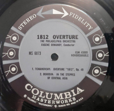 Tchaikovsky 1812 Overture / Borodin / Moussorgsky Ormandy MS 6073