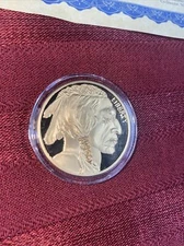 COPY 2011 U.S. $50 BUFFALO GOLD COIN INDIAN HEAD COIN 24-KT PLATED D3