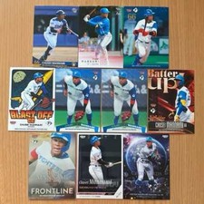 Chusei Mannami card set a set of 10 BBM Topps Nippon-ham Fighters 