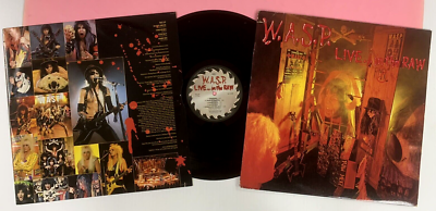 W.A.S.P. Live.. In The Raw (1987) original LP + Inner *NEAR MINT