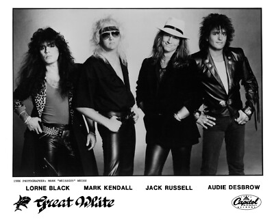 Great White - Promo Photo 1986 -  Shot In The Dark - Once Bitten - Recovery