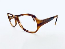 Elizabeth Arden Brown Tortoise Lucite Oversized Oval Glasses EA 5133 2 57 14 130