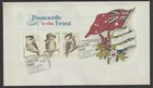 AUSTRALIA 2022 - POSTCARDS to the FRONT WW1 MINISHEET VF Used on FDC  - in stock