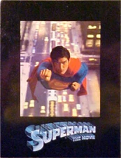 SUPERMAN the Movie 1978 program; Christopher Reeves, Margot Kidder, Gene Hackman
