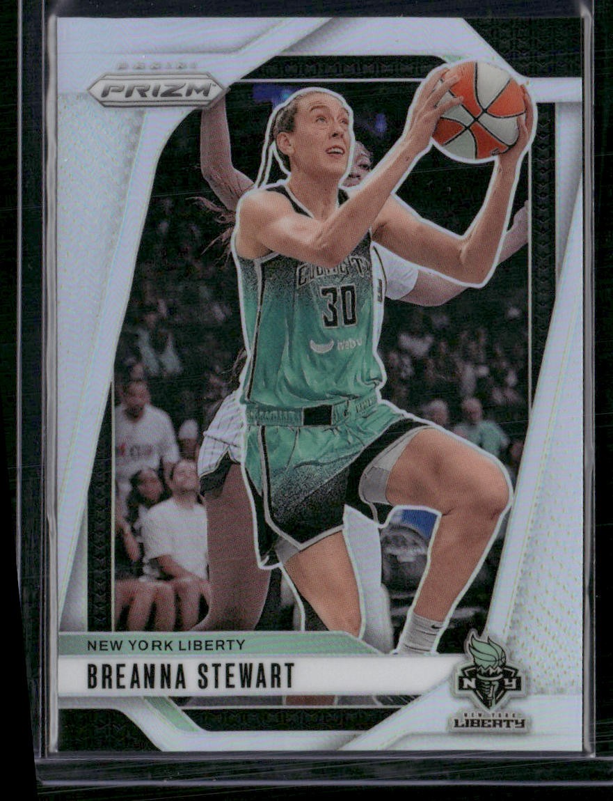 2024 Panini Prizm WNBA #99 Breanna Stewart Silver Prizms