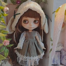 Custom Icy Doll Girl with Freckles, Handcrafted Doll, OOAK Doll
