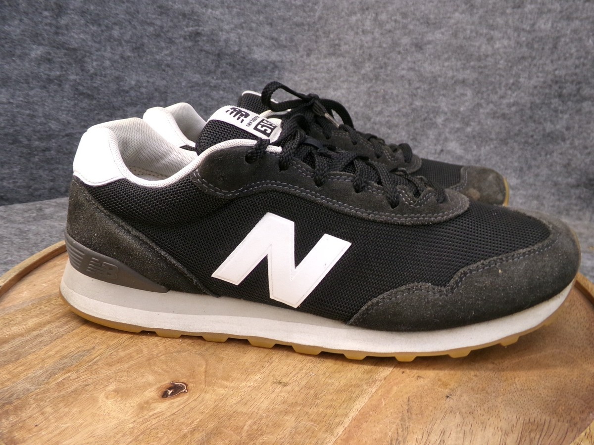 New Balance 515v3 Men Size 12 D Black White Suede Casual  display picture 3
