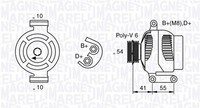 Magneti Marelli Lichtmaschine Generator Lima 063377028010 FüR Doblo Lancia Fiat
