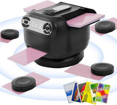 Smart 2-in-1 Automatic Card Shuffler & Dealer for Up to 8 Players