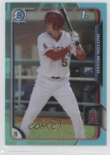 2015 Bowman Draft Chrome Sky Blue Refractor Hutton Moyer #92 3q5