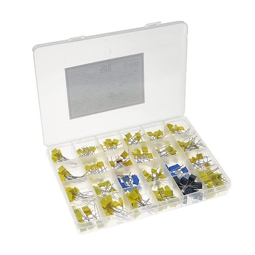 Molence 240PCS Film Box Capacitor Assortment Kit, 24 Values Metallized Polyes... - Picture 4 of 6