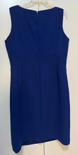 Pre Used Tahari Arthur Levine Women Dress Size 14 Blue