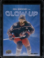 2025-26 Upper Deck #GU-14 Kirill Marchenko Glow-Up Columbus Blue Jackets