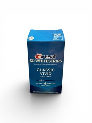 Crest 3D Whitestrips Classic Vivid - 6 Levels Whiter 10 Treatments