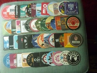 50 x Cask Beer Beermats All Different.