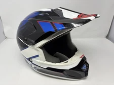Fly Racing Kinetic Block Out Helmet Youth Small (YS) 47-48cm Black Blue MX ATV