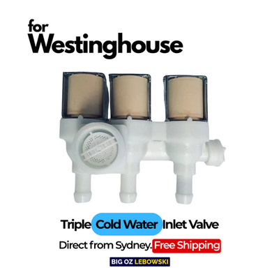 Triple Cold Water Inlet Valve for Westinghouse WWT1020A Washer | Free Shipping