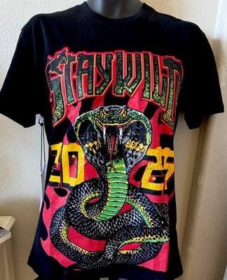 STAY WILD Watch For Snakes 2025 World Tour hardcore punk rock Limited T-shirt M