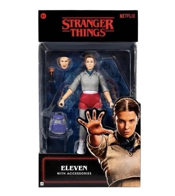Stranger Things Eleven Upside Down Collector Figure - 6-Inch w/ accessories New