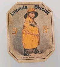 Vintage Nabisco Uneeda Biscuit National Biscuit Company Bristol Ware Tin empty