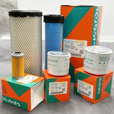 Maint Filter Kit for Kubota KX057-4 Excavators w/V2607-DI-E3 Eng.