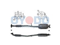 Oyodo Katalysator 10N0154-OYO FüR Hyundai Atos MX