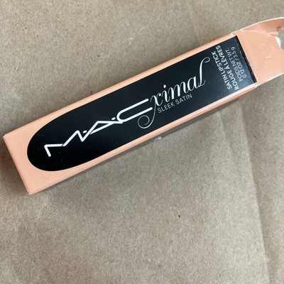 MAC MACXIMAL 837 PEACHSTOCK - Sleek Satin Lipstick Full Size 0.12oz NIB FreeShip