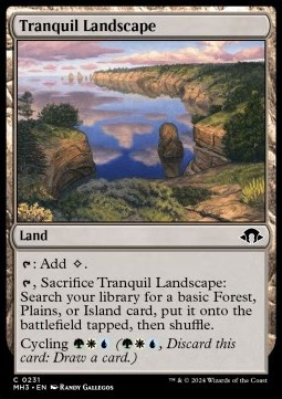 Magic/MTG Tranquil Landscape MH3-231 Common Englisch Neu