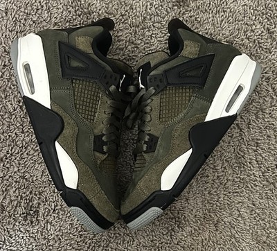 Size 6.5Y/8W- Nike Air Jordan 4 Retro SE Craft Medium Olive FB9928-200 B-GRADE