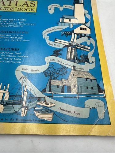 Vtg Cape Cod & Islands Atlas & Guide Book National Shore Map 1979 Vol III Miller - Picture 4 of 17