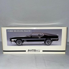 AUTOart Millennium Ford Mustang Mach 1 Black 1/18 Scale Model Car Boxed