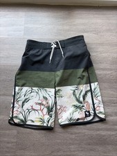 Abercrombie Kids Swim Trunks Boys 15/16 Trees Coral Beach Pool