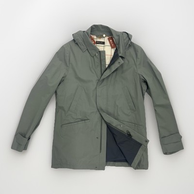 Loro Piana Cotton Gray Montville Jacket Confort Size Medium Made in Italy