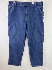 Carhartt FR Loose Fit 2112 Cat 2 Jeans Mens 42 X 32 FRB13-DNM Blue