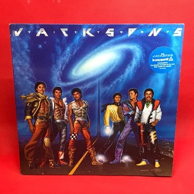 JACKSONS Victory 1984 UK Vinyl LP + INNER State Of Shock Michael Mick Jagger