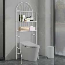 Over The Toilet Storage Rack Shelves Bathroom Organizer Shelf Space Saver 3 Tier