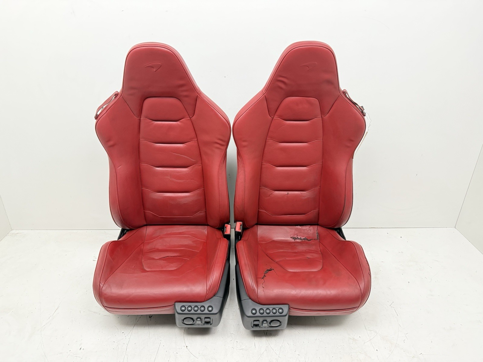 2012-2014 MCLAREN MP4-12C FRONT CARBON MEMORY, HEATED, POWER SEATS OEM