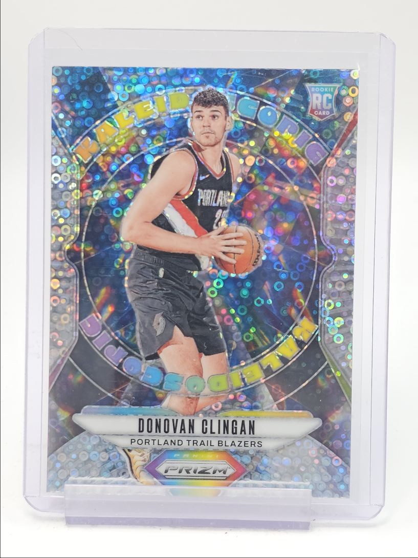DONOVAN CLINGAN 2024-25 PRIZM ROOKIE KALEIDOSCOPIC FAST BREAK RC Q1605