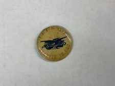 Vintage Let’s Go Seattle Community WA History Pinback Button Turn of Century 