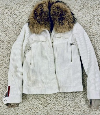Prada Linea Rossa White Jacket Size 6
